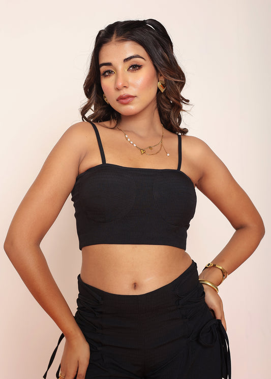 Black corset top