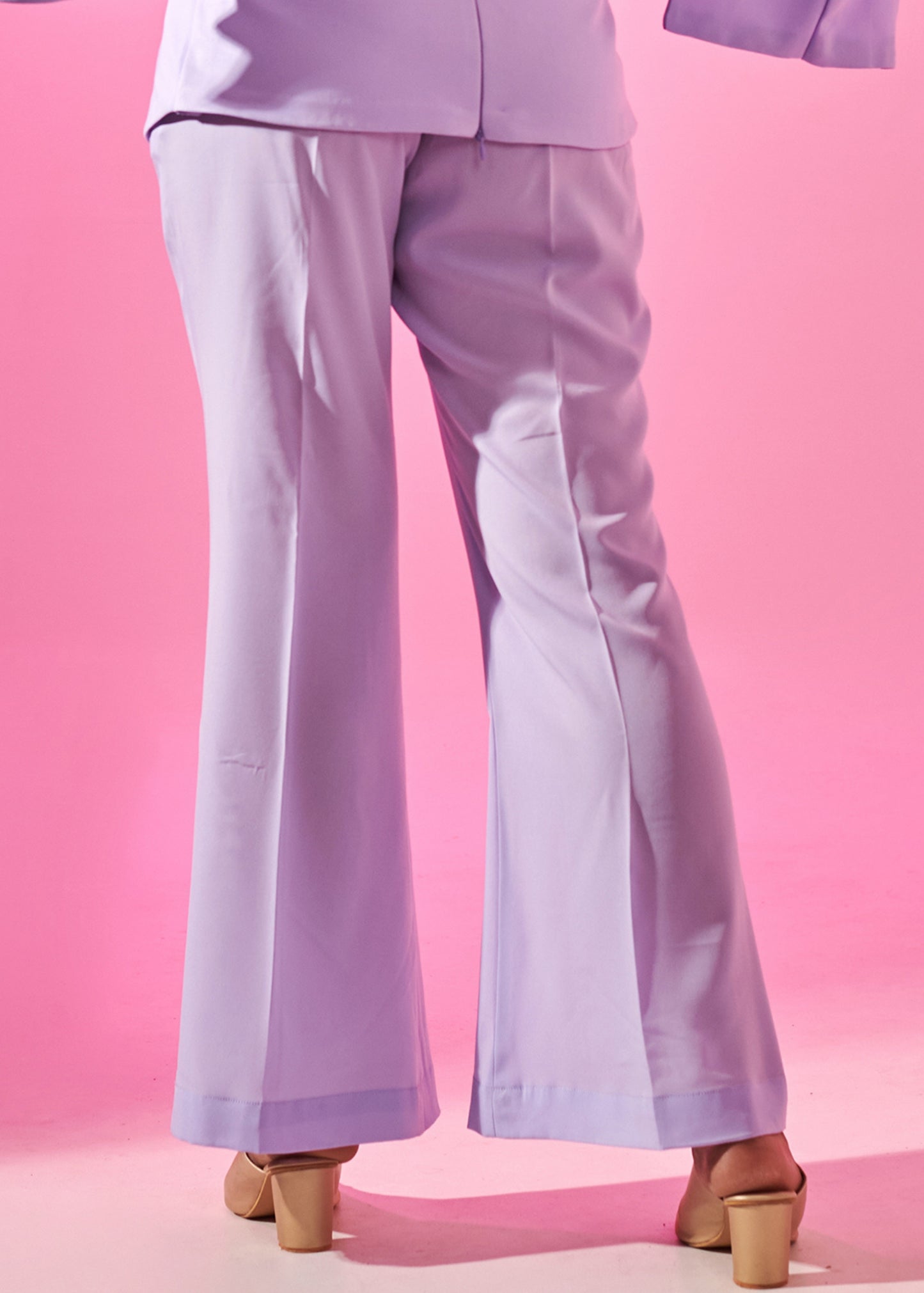 Lavender flared trouser