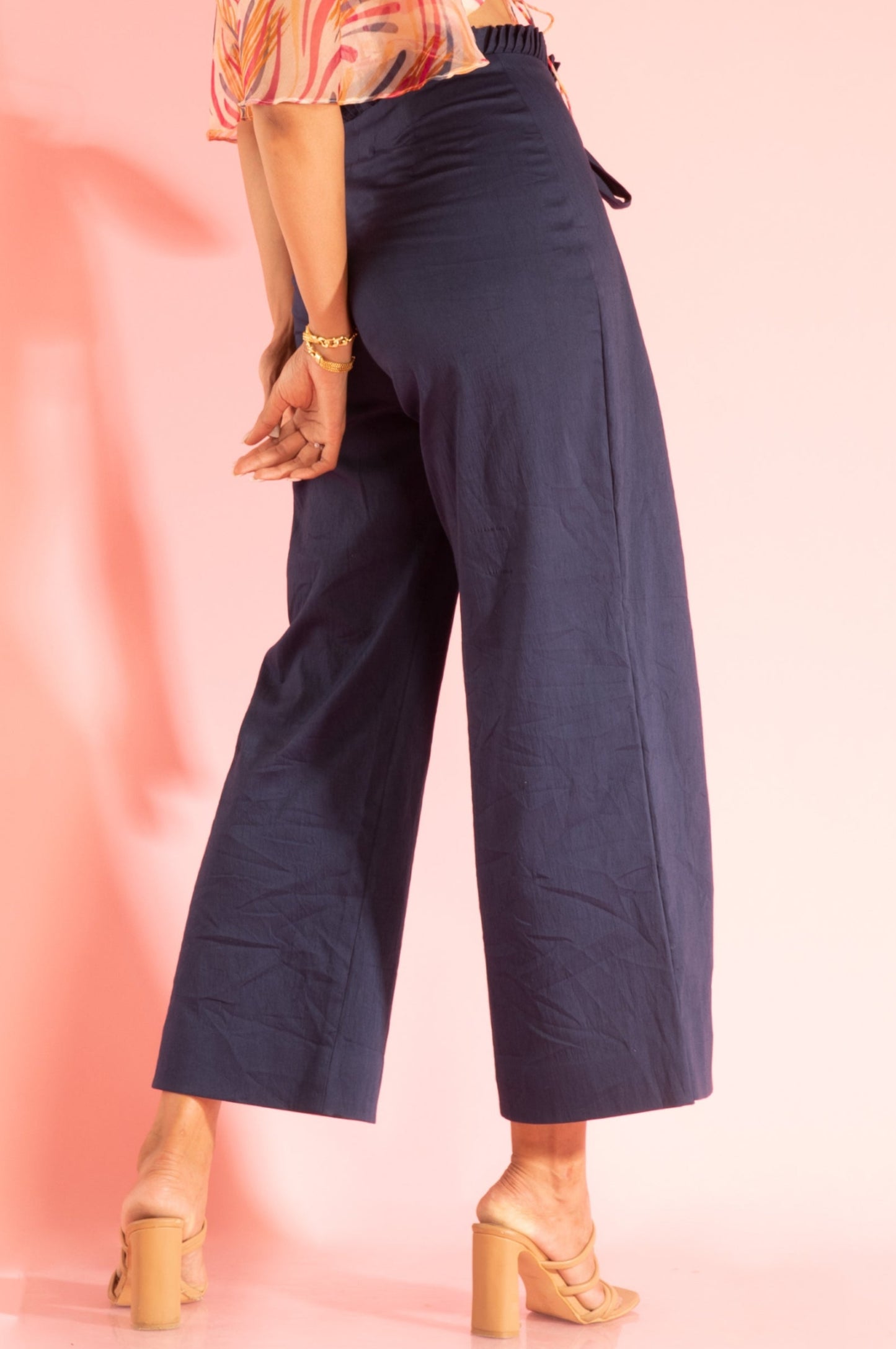 Wrap Around Wide Leg Trouser