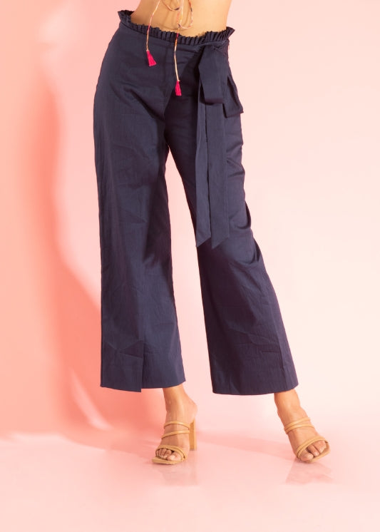Wrap Around Wide Leg Trouser
