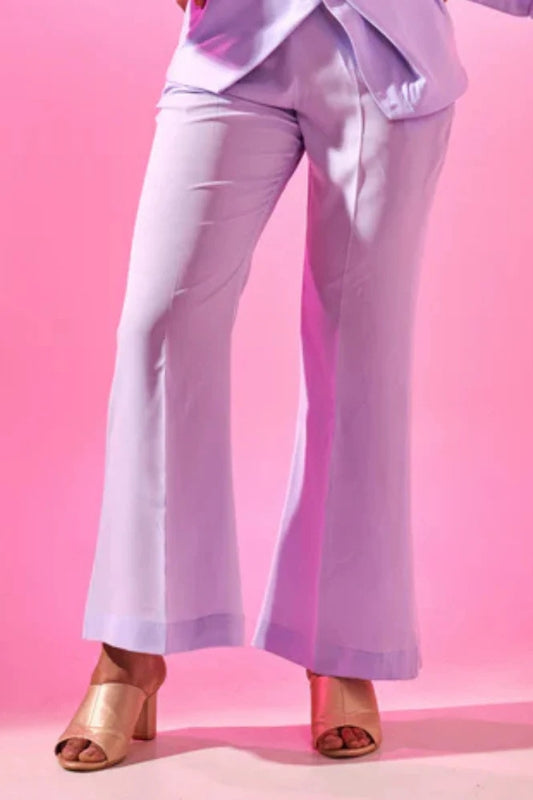 Lavender flared trouser