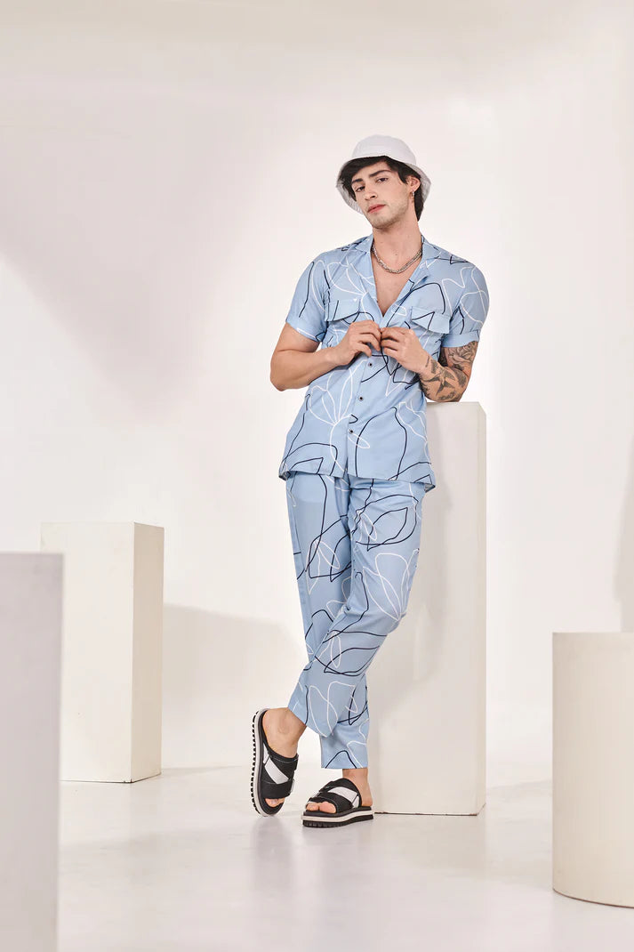 Cotton blended shirt