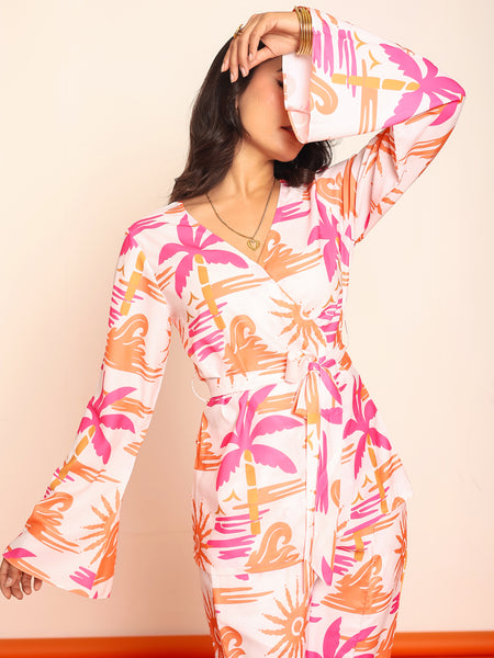Printed wrap around top