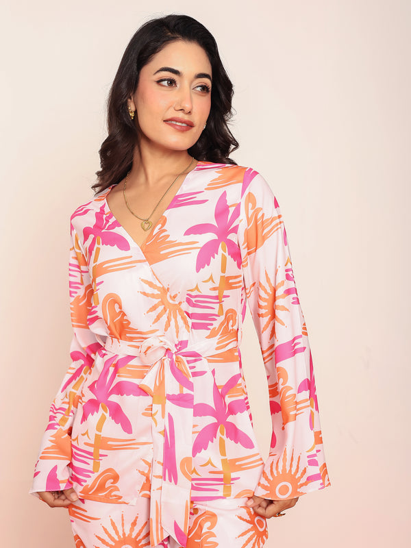 Printed wrap around top