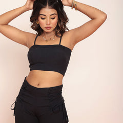 Black corset top