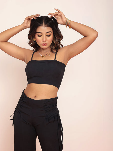 Black corset top