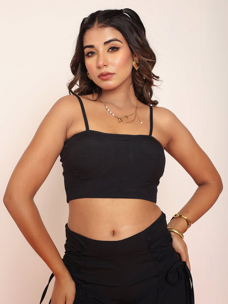 Black corset top