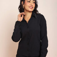 Black rhinestone shirt