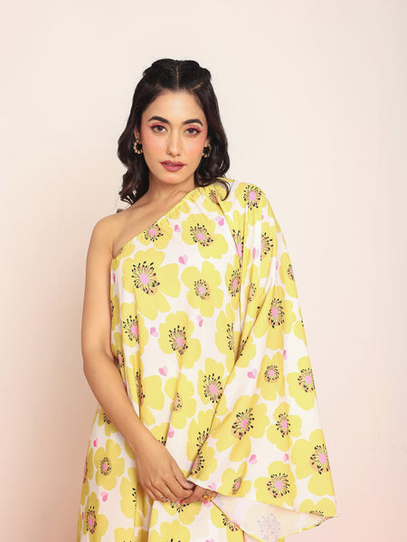 Printed umbrella -cut top
