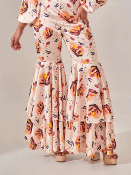 Flared panel Trouser