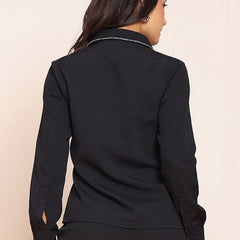 Black rhinestone shirt