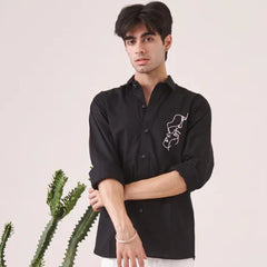 Face Embroidered Shirt