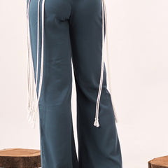 Litchen blue wide leg pant