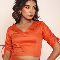 Rust crop top