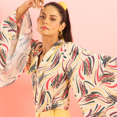 Flared Sleeve Shirt