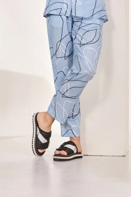Cotton blended trouser