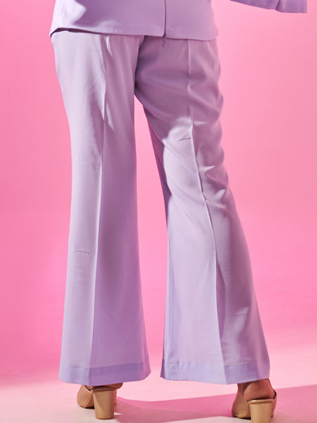 Lavender flared trouser