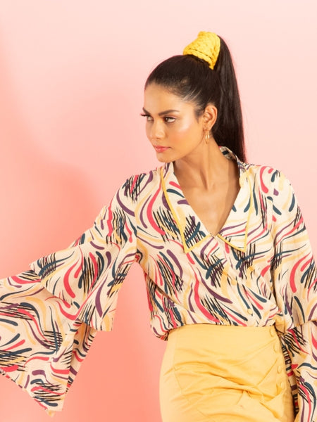 Flared Sleeve Shirt