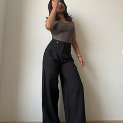 Women High Rise Smart Fit Korean Pants