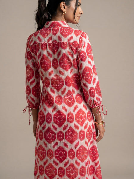 Printed Shirt Dress
