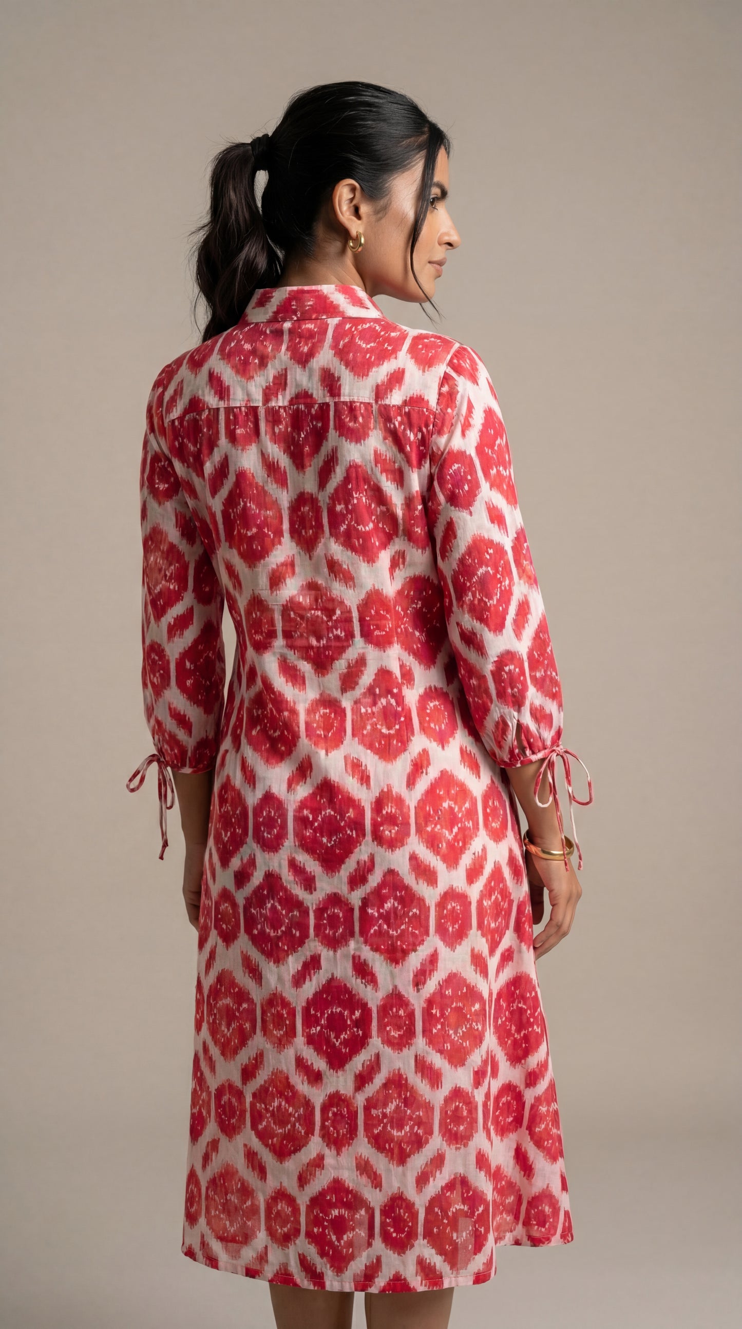 Printed Shirt Dress