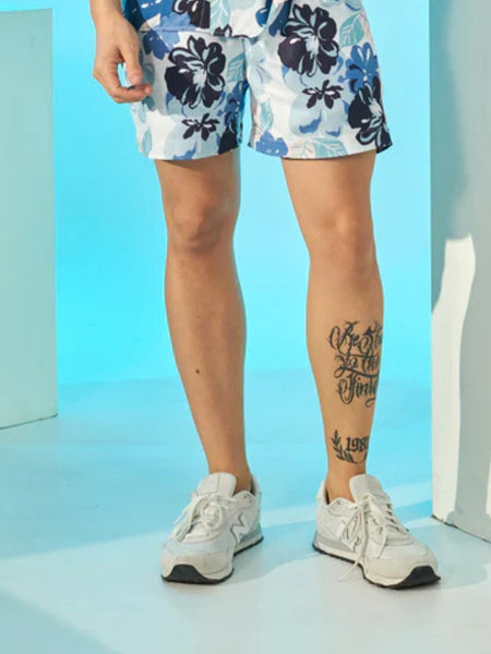 Floral printed shorts
