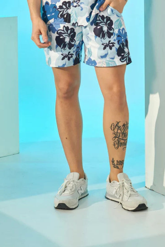 Floral printed shorts