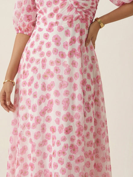 Floral Three-Piece Maxi Set