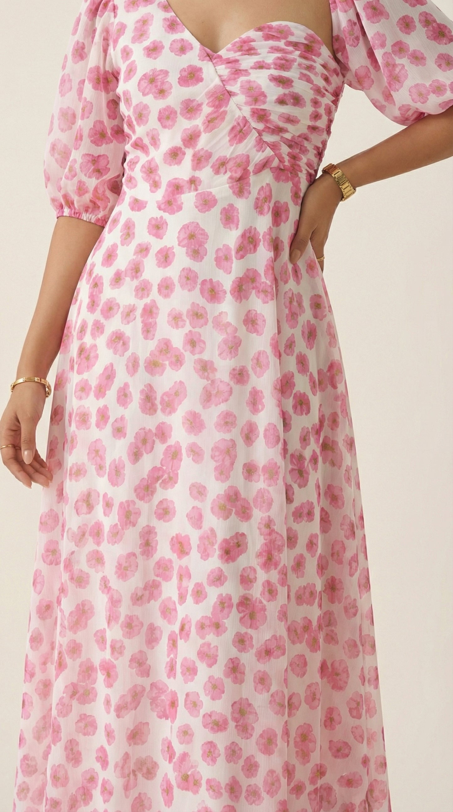 Floral Three-Piece Maxi Set