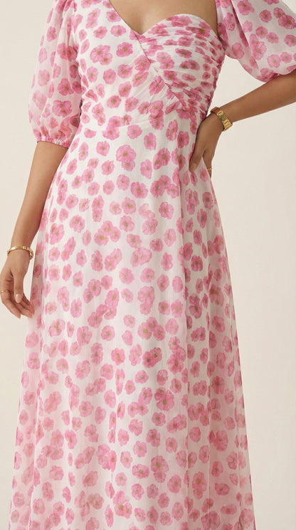 Floral Three-Piece Maxi Set