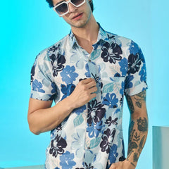 Floral printed shirt