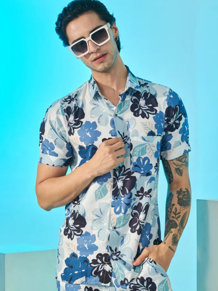 Floral printed shirt