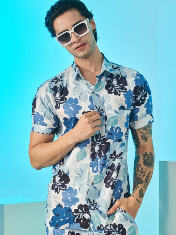 Floral printed shirt