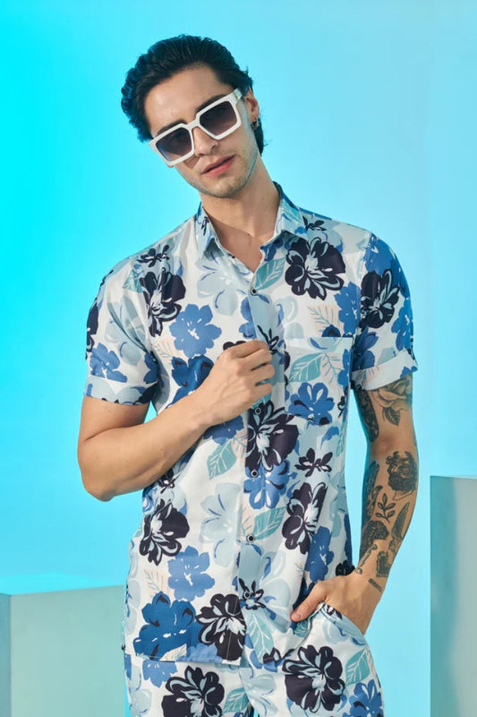 Floral printed shirt