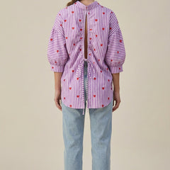 Lavender Striped Shirt