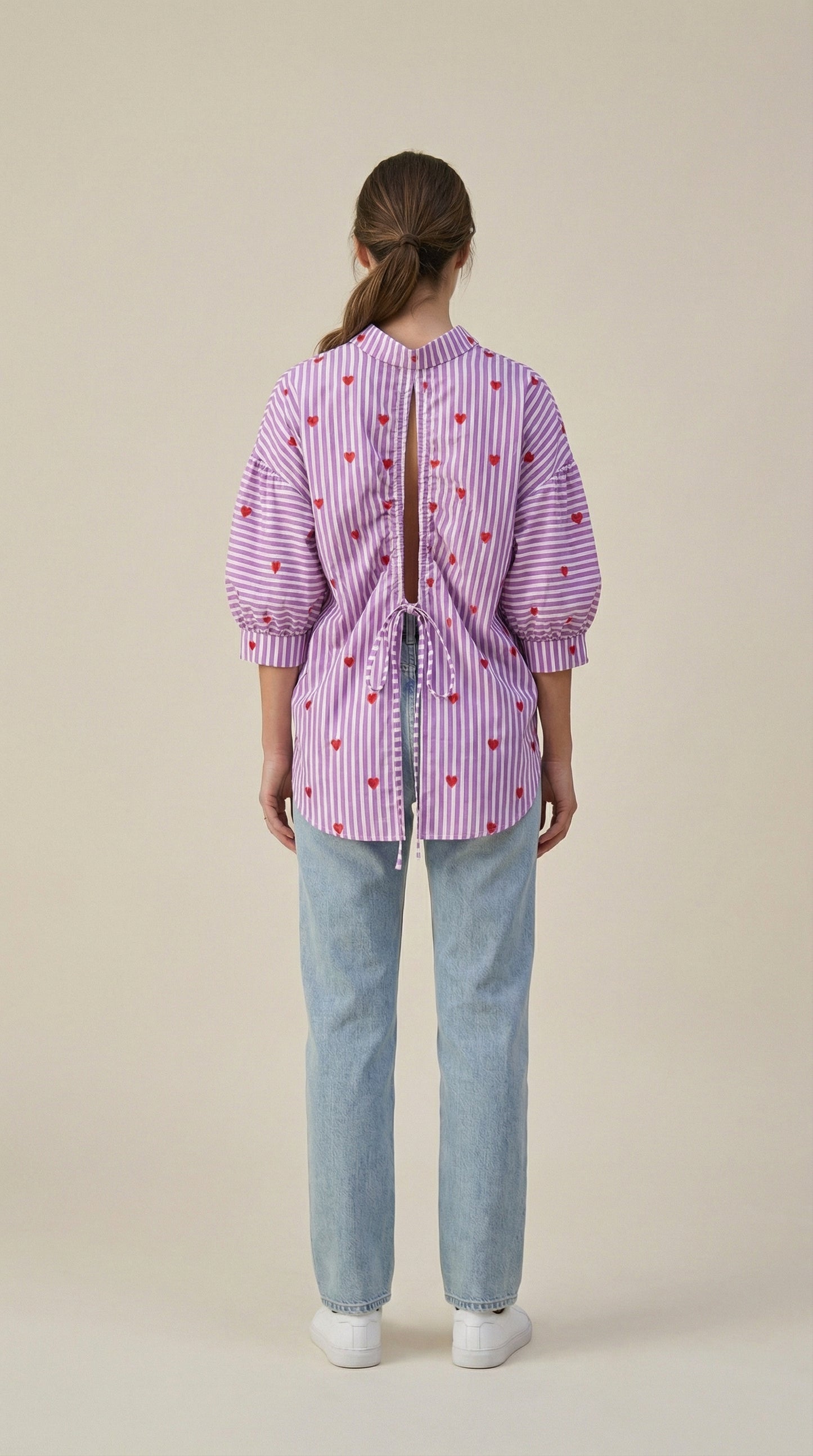 Lavender Striped Shirt