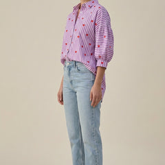 Lavender Striped Shirt
