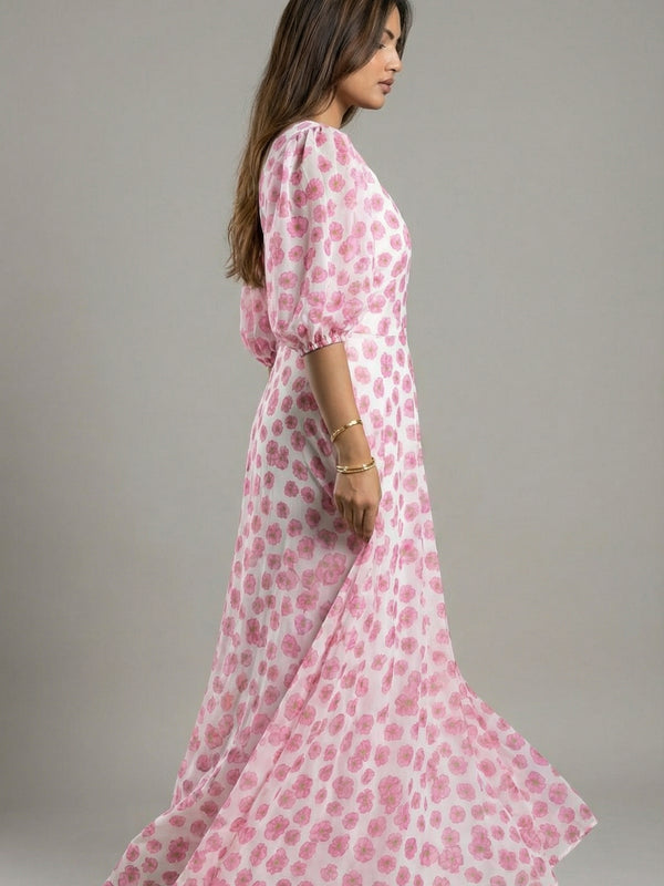 Floral Three-Piece Maxi Set