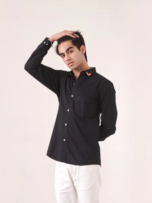 Fox Embroidered Shirt