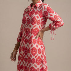 Printed Shirt Dress