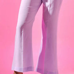 Lavender flared trouser