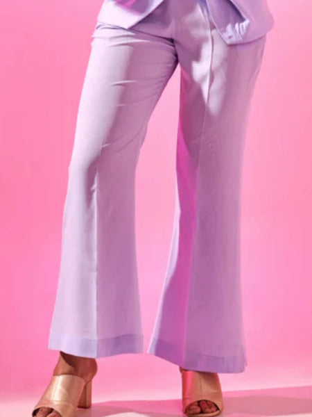 Lavender flared trouser