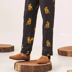 Leapard print trouser