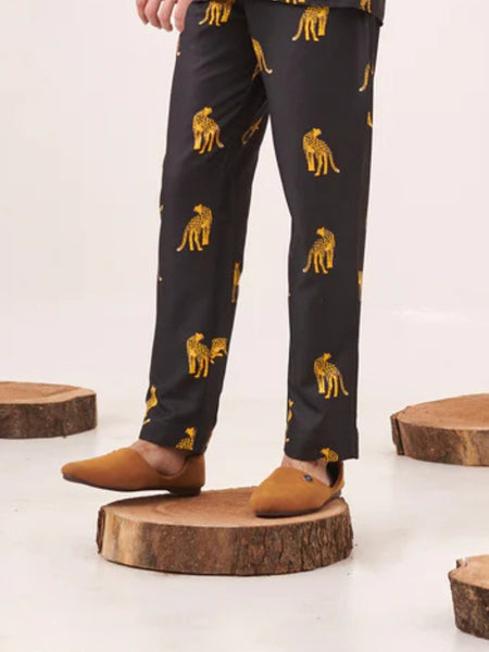 Leapard print trouser