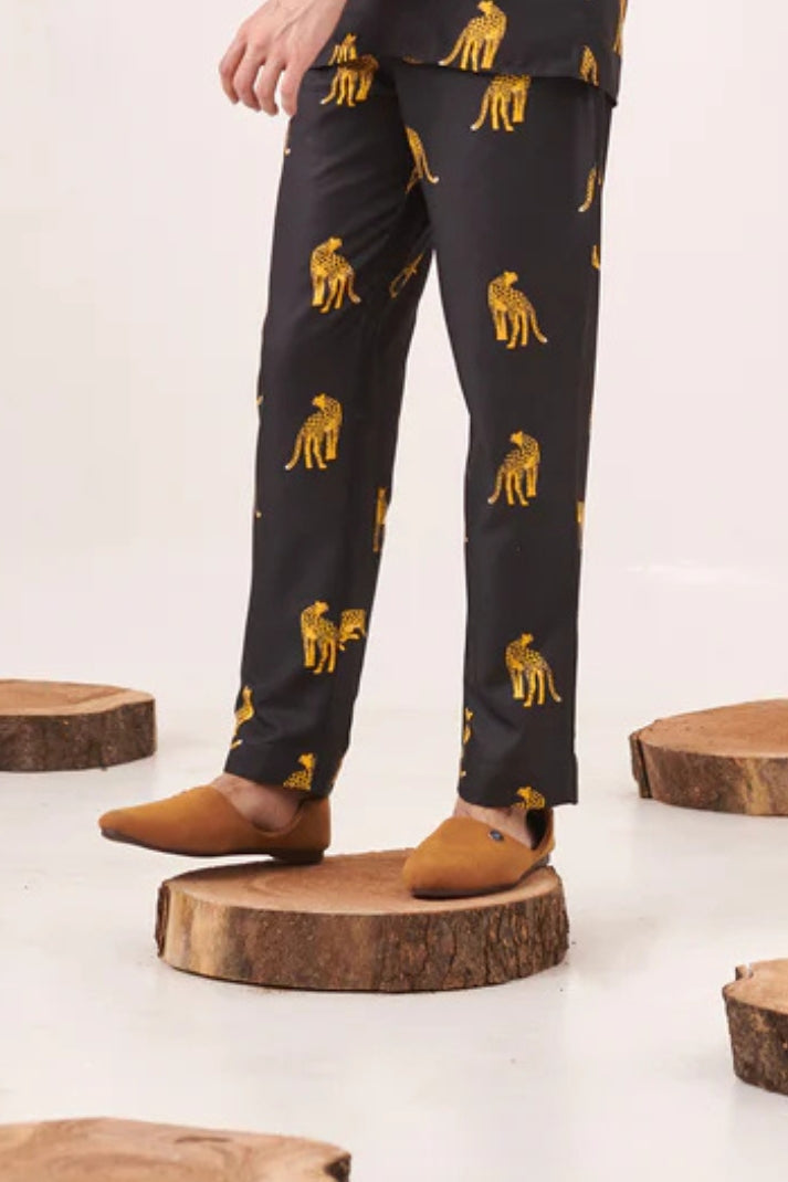 Leapard print trouser