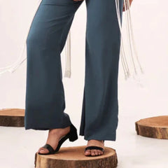 Litchen blue wide leg pant