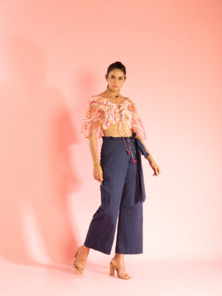 Flared  Sleeve Top