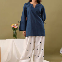 Pure Cotton Kurti with Farshi Salwar