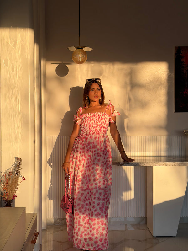 Floral Printed Maxi Dress