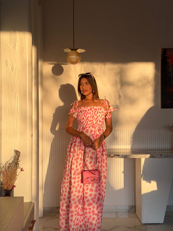 Floral Printed Maxi Dress